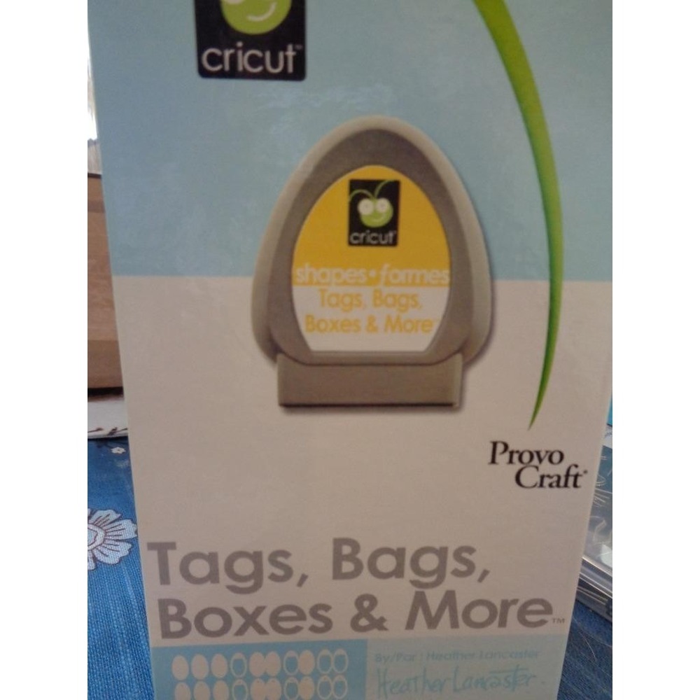 Cricut Die Cut Cartridge TAGS BAGS BOXES & MORE Scrapbooking